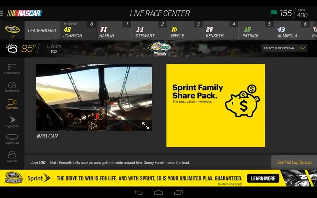 NASCAR MOBILE android App screenshot 2